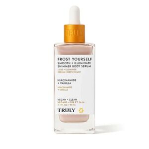 $40 NWT Truly Beauty Frost Yourself Shimmer Body Serum Niacinamide Vegan 3.1oz